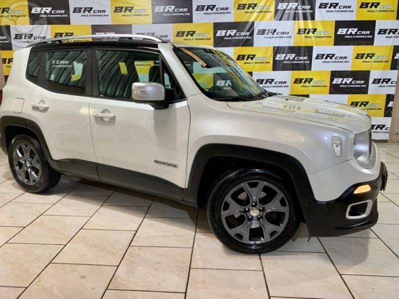 JEEP - RENEGADE 1.8 16V FLEX LIMITED 4P AUTOMÁTICO - 2018/2018 - BRANCA - R$ 85.900,00