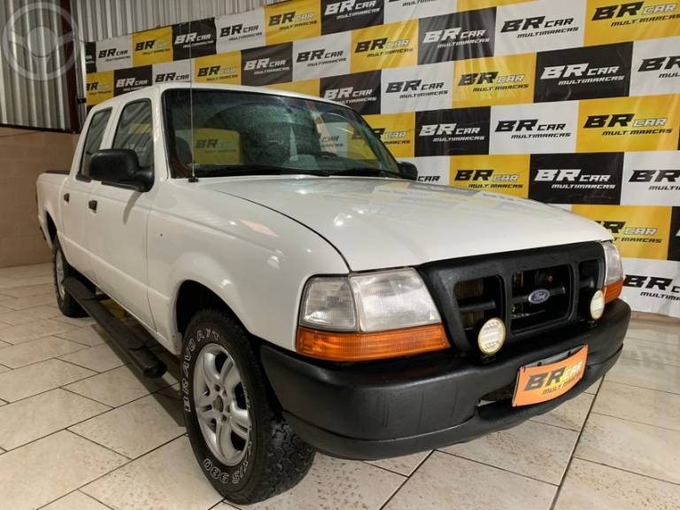 FORD - RANGER 2.8 XL 4X2 CD 8V TURBO INTERCOOLER DIESEL 4P MANUAL - 2002/2003 - BRANCA - R$ 47.900,00