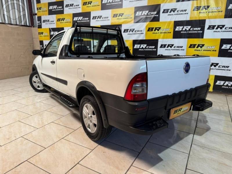 FIAT - STRADA 1.4 MPI FIRE CS 8V FLEX 2P MANUAL - 2007/2008 - BRANCA - R$ 34.900,00