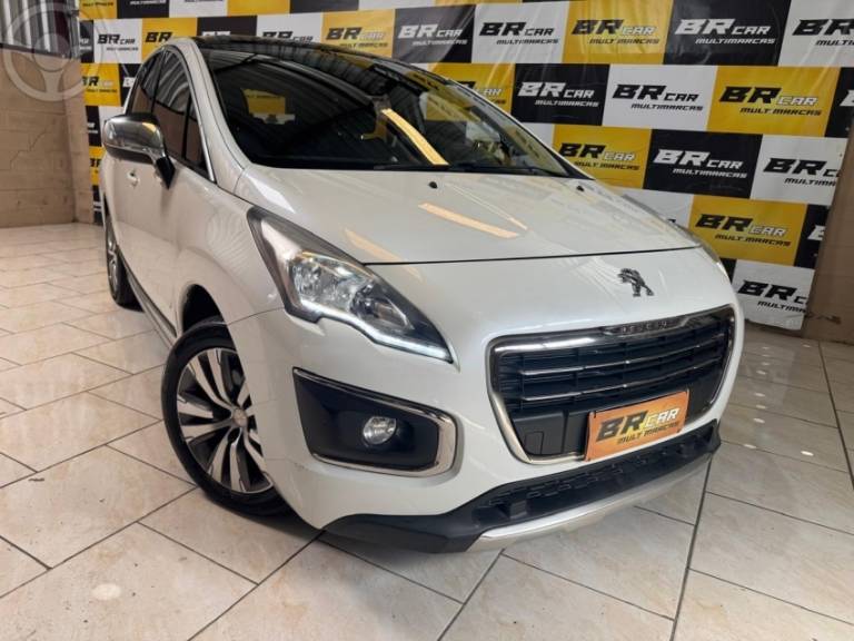 PEUGEOT - 3008 1.6 GRIFFE THP 16V 4P AUTOMÁTICO - 2014/2015 - BRANCA - R$ 58.900,00