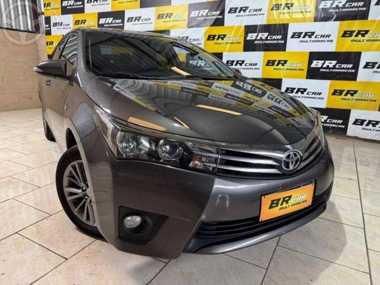 TOYOTA - COROLLA 2.0 XEI 16V FLEX 4P AUTOMÁTICO - 2015/2016 - CINZA - R$ 86.900,00