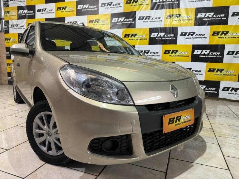 RENAULT - SANDERO 1.0 EXPRESSION 16V FLEX 4P MANUAL - 2011/2012 - BEGE - R$ 28.900,00