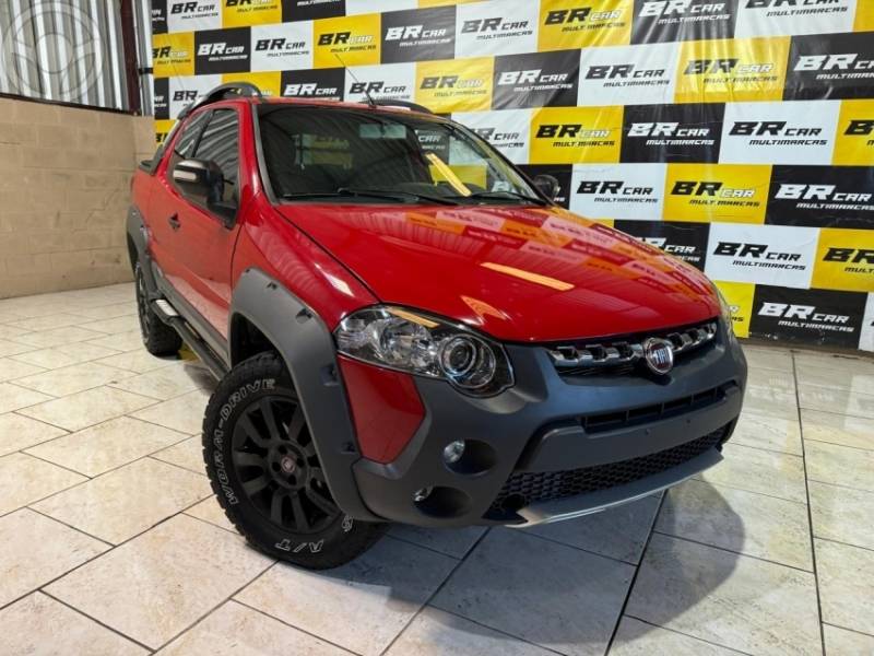 FIAT - STRADA 1.8 MPI ADVENTURE CD 16V FLEX 3P AUTOMATIZADO - 2015/2015 - VERMELHA - R$ 57.900,00