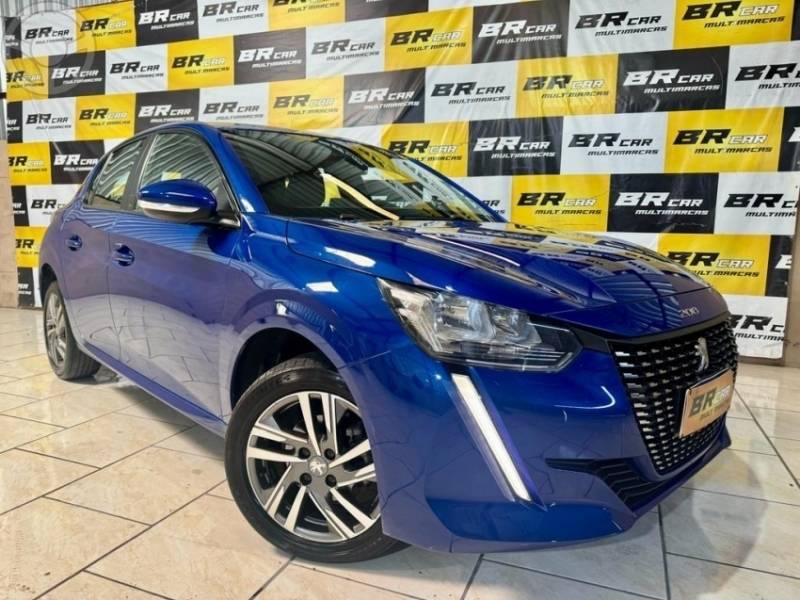 PEUGEOT - 208 1.6 ALLURE 16V FLEX 4P AUTOMÁTICO - 2022/2023 - AZUL - R$ 79.800,00