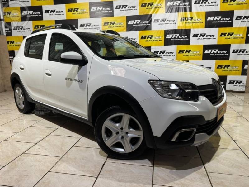 RENAULT - SANDERO 1.6 STEPWAY ZEN 16V FLEX 4P MANUAL - 2020/2021 - BRANCA - R$ 62.900,00