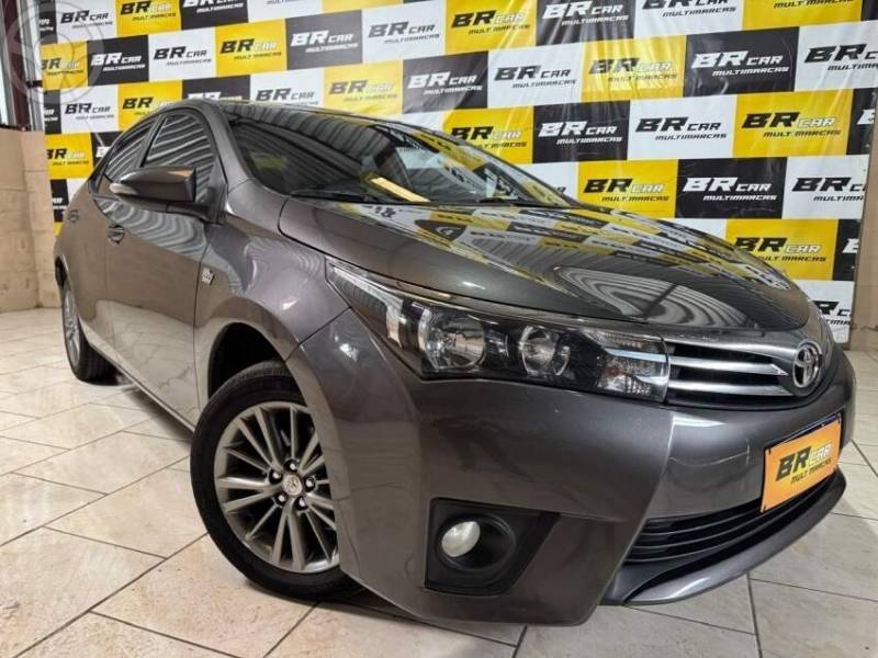 TOYOTA - COROLLA 2.0 XEI 16V FLEX 4P AUTOMÁTICO - 2015/2016 - CINZA - R$ 86.900,00