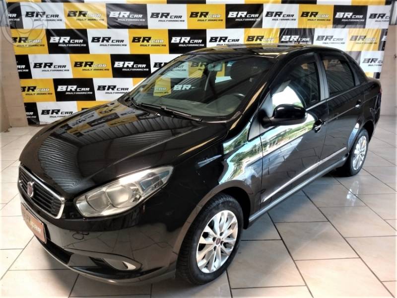 FIAT - GRAND SIENA 1.4 MPI ATTRACTIVE 8V FLEX 4P MANUAL - 2017/2018 - PRETA - R$ 48.900,00