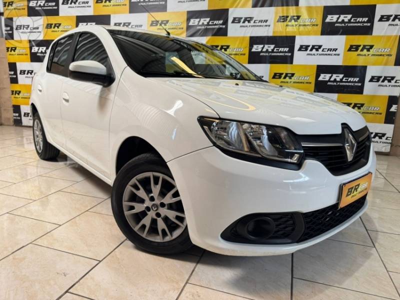 RENAULT - SANDERO 1.6 EXPRESSION 8V FLEX 4P MANUAL - 2014/2015 - BRANCA - R$ 47.900,00