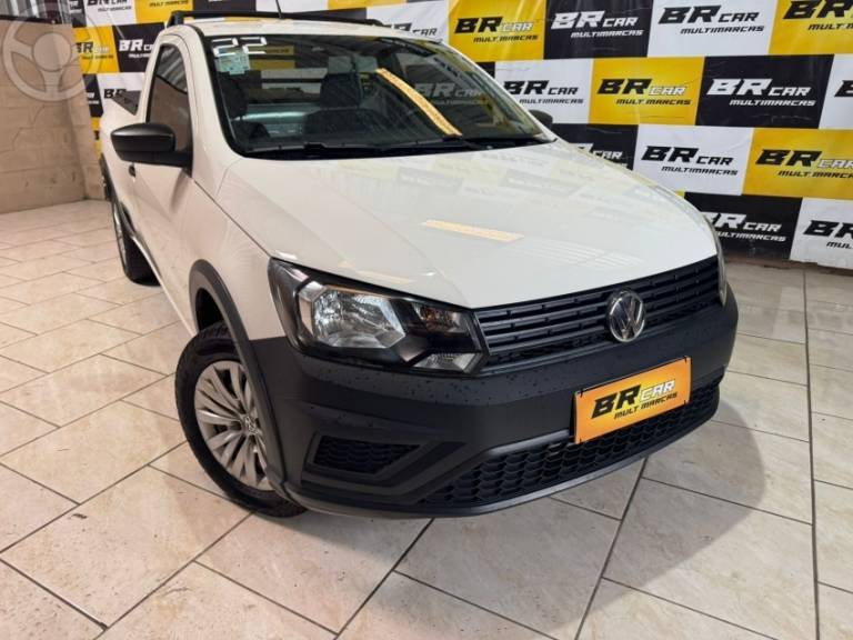 VOLKSWAGEN - SAVEIRO 1.6 MSI ROBUST CS 8V FLEX 2P MANUAL - 2021/2022 - BRANCA - R$ 66.900,00