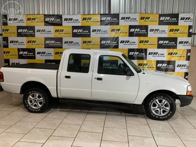 FORD - RANGER 2.8 XL 4X2 CD 8V TURBO INTERCOOLER DIESEL 4P MANUAL - 2002/2003 - BRANCA - R$ 47.900,00