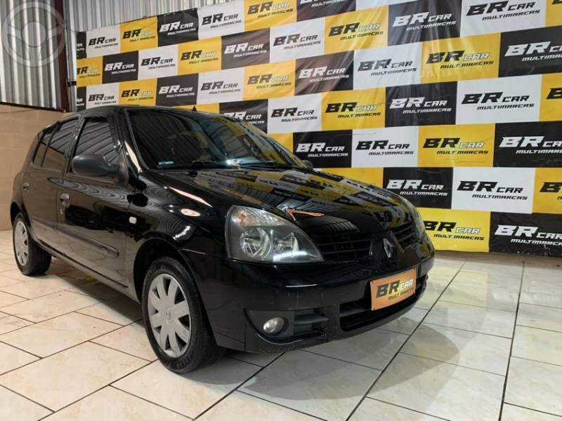 RENAULT - CLIO 1.0 AUTHENTIQUE 16V FLEX 4P MANUAL - 2009/2009 - PRETA - R$ 19.800,00