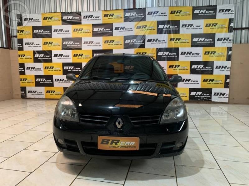 RENAULT - CLIO 1.0 AUTHENTIQUE 16V FLEX 4P MANUAL - 2009/2009 - PRETA - R$ 19.800,00