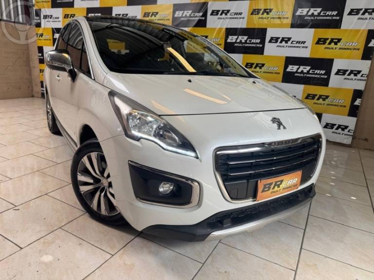PEUGEOT - 3008 1.6 GRIFFE THP 16V 4P AUTOMÁTICO - 2014/2015 - BRANCA - R$ 57.900,00