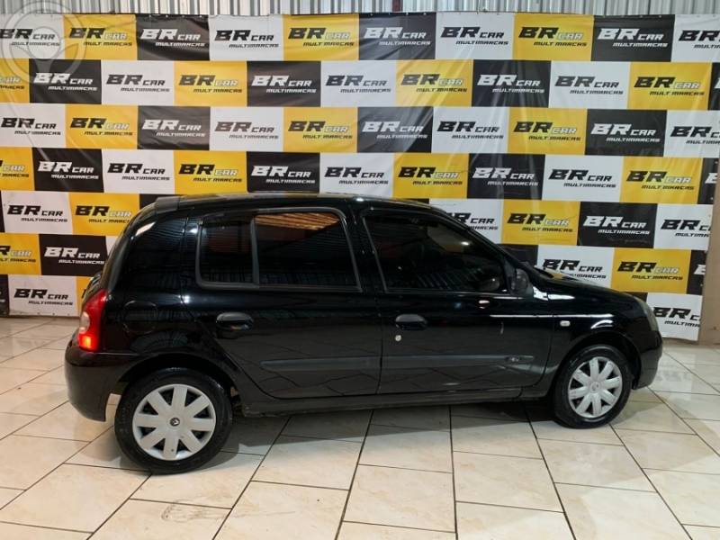 RENAULT - CLIO 1.0 AUTHENTIQUE 16V FLEX 4P MANUAL - 2009/2009 - PRETA - R$ 19.800,00